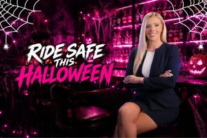 Ride Safe this Halloween banner