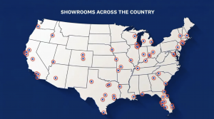 Photo of Mobility City location map 2026, with 65 showroom locations