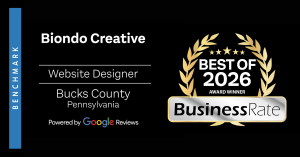 Biondo Creative Named Best Web Designer in Bucks County