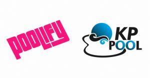Poolify and KP Pool logos announcing the acquisition.