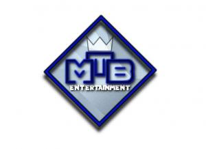 MtB Entertainment Company Logo Blue and White With Crown