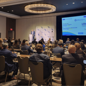 Speaker presents at a conference on South Florida's Cognitive Care Zone and Miami-Dade's neuroinclusive workforce.