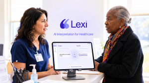 care provider and patient using Lexi AI interpretation