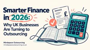 Smarter finance in 2026: accounting and bookkeeping outsourcing for UK businesses by MindSpace Outsourcing.