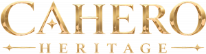 Cahero Heritage logo in gold lettering