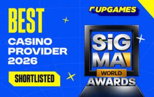 Upgames Shortlisted for Best Casino Provider 2026 at SiGMA World Awards