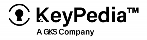 All-black KeyPedia logo with A GKS Company beneath