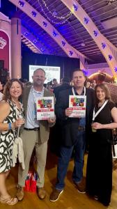 Garry and Eric hold award best of the bay 2026