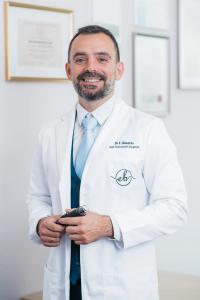 Dr Epameinondas Bonaros, a GMC-registered hair transplant surgeon based in Glasgow city centre