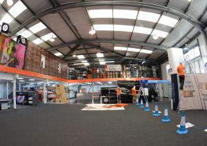 Quadrant2Design Exhibition Stand Factory Floor