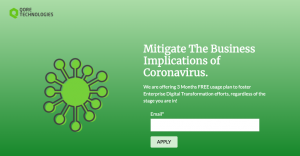 Using FREE innovative technology to fight coronavirus impact to business.