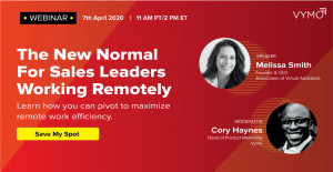 [Webinar] The New Normal for Sales Leaders Working Remotely | Register Now