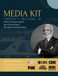 Tim Williams Media Kit Cover