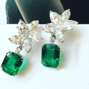 Emerald Earrings