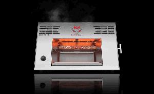 blazing bull portable infrared grill animation