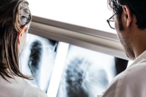 Physicians and medical experts work remote on clinical studies and clinical trials