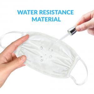 Water resistant reusable non-medical face mask