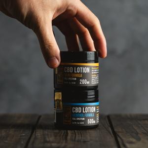 Full spectrum, paraben-free CBD lotions from Cornbread Hemp