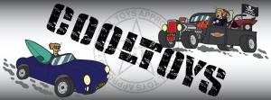 CoolToys TV car banner with star