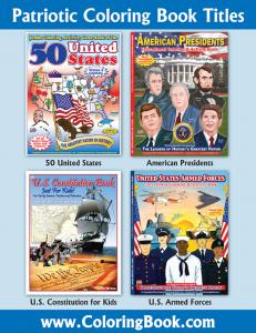 US Presidents Constitution Americana Coloring Books all 50 States