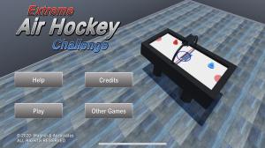Extreme Air Hockey Challenge title screen