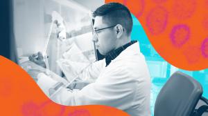 scientist working in the lab