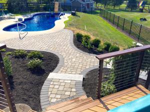 Decks and in-ground pools, backyard living features