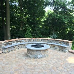 outdoor living features firepits