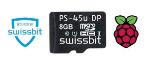 Swissbit’s Secure Boot Solution for Raspberry Pi includes a PS-45u-DP-microSD card ‘Raspberry Edition’ and a software development kit.