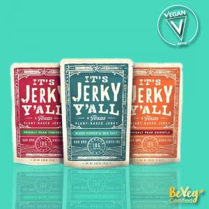 It's BeVeg Certified Vegan Jerky Y'All!