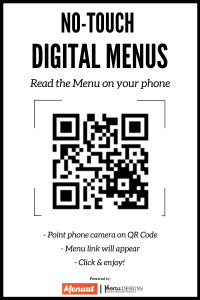 No-Touch Menus - QR Code Menus