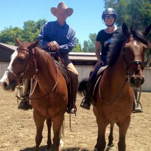 Monty Roberts and Jamie Jennings