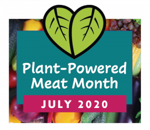 Logo for Plant-Powered Meat Month