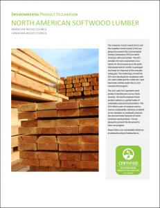 North American Softwood Lumber EPD