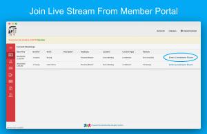 Zoom Live Stream - Join Portal