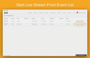 Zoom Live Stream - Start List