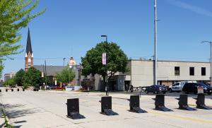 Meridian barriers are staged ahead of Black Lives Matter protest in Green Bay