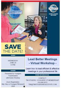 June 24 - Better Meetings Workshop for Organizations, Start-Ups and Entrepreneurs