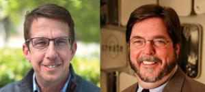 Scott Salik of Youngevity and Gerry Field of American Public Television, in a talk sponsored by axle ai and Backblaze