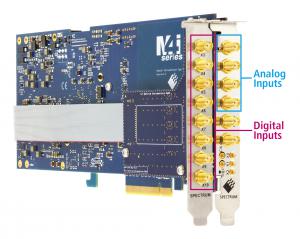 Spectrum Instrumentation has announced a new digital input option (M4i.44xx-DigSMA) for its popular high-speed and high-resolution series of PCIe digitizers.