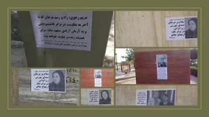 Tehran Astaneh-ye Ashrafiyeh - paying tribute to late Marjan, the popular resistance artist