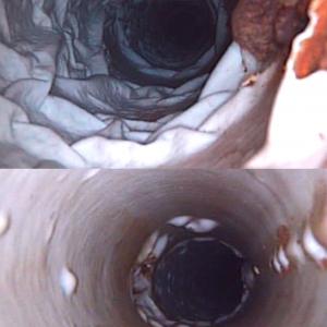 Defective CIPP liners in pressurized water mains.