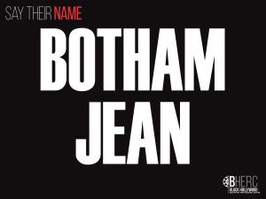 Botham Jean Memorial Placard