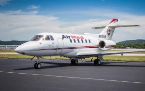 AirMed medically equipped Hawker jet