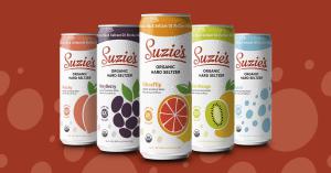 This is a photo of the flavor lineup that includes CitrusFlip™, KiwiMango, Naked, Peachy, and VeryBerry™—all brewed using organic, gluten-free natural ingredients.