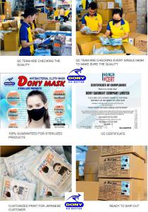 The Dony Company is the best antibacterial face mask supplier (washable, reusable) for COVID from Vietnam. We are a wholesale face masks exporter from Vietnam and serve clients all over the world.