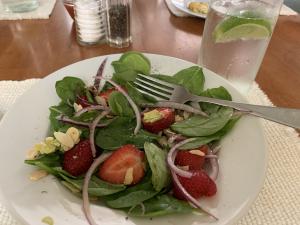 What is Healthy Hedonism? We nominate Spinach, Avocado & Strawberry Salad!