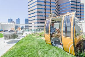 Photo of rooftop deck at Novel Coworking 16th Street in Denver, CO.