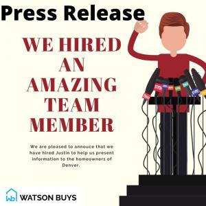 Watson Buys a Denver Colorado Company new hire Press Release