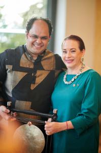 H.E. María Fernanda Espinosa Garcés and Kunal Sood